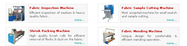 Fabric Inspection Machines, Tube Rolling Machines, Fabric Mending Machine, Sample Cutting Machine, Thane, India